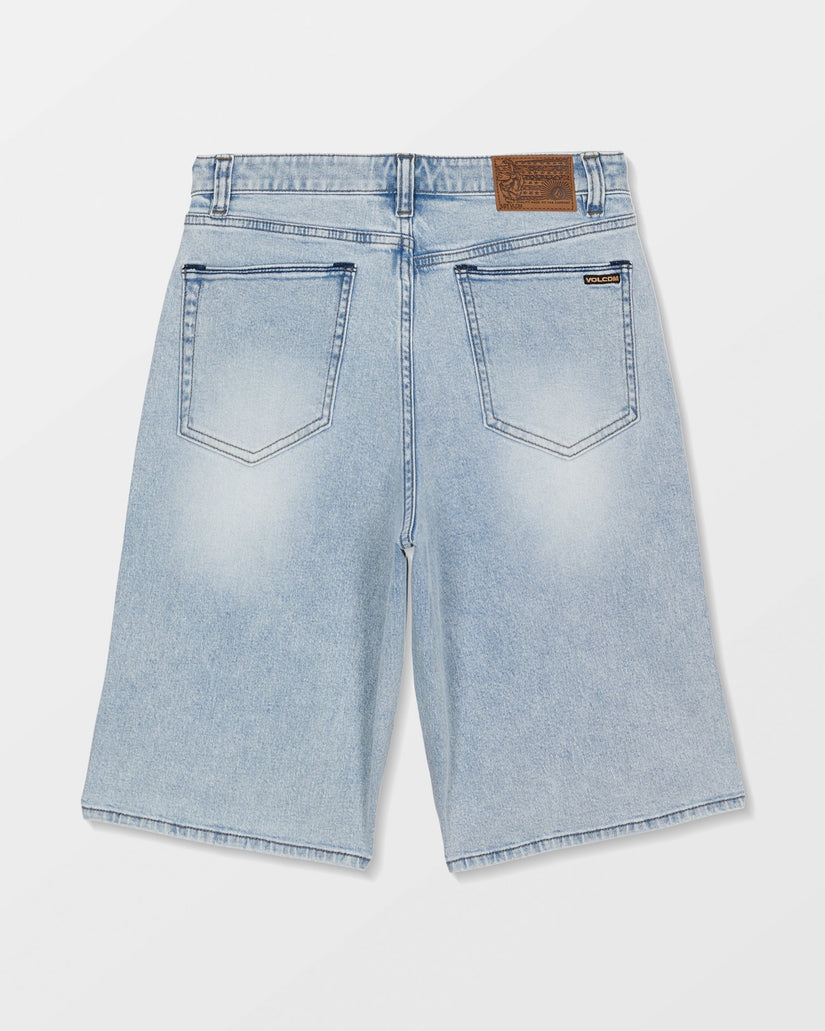 Billow Denim Shorts - Desert Dirt Indigo - (KINDER)