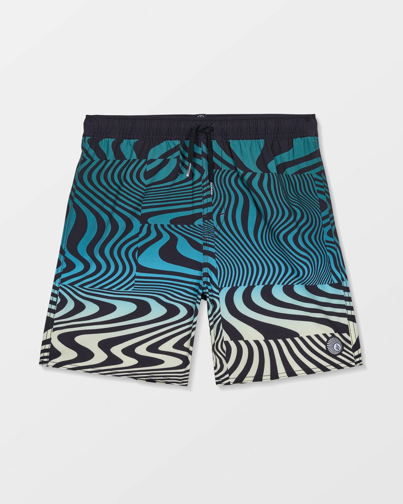 Lido Print Trunk Boardshorts - Rifle Green - (KINDER)