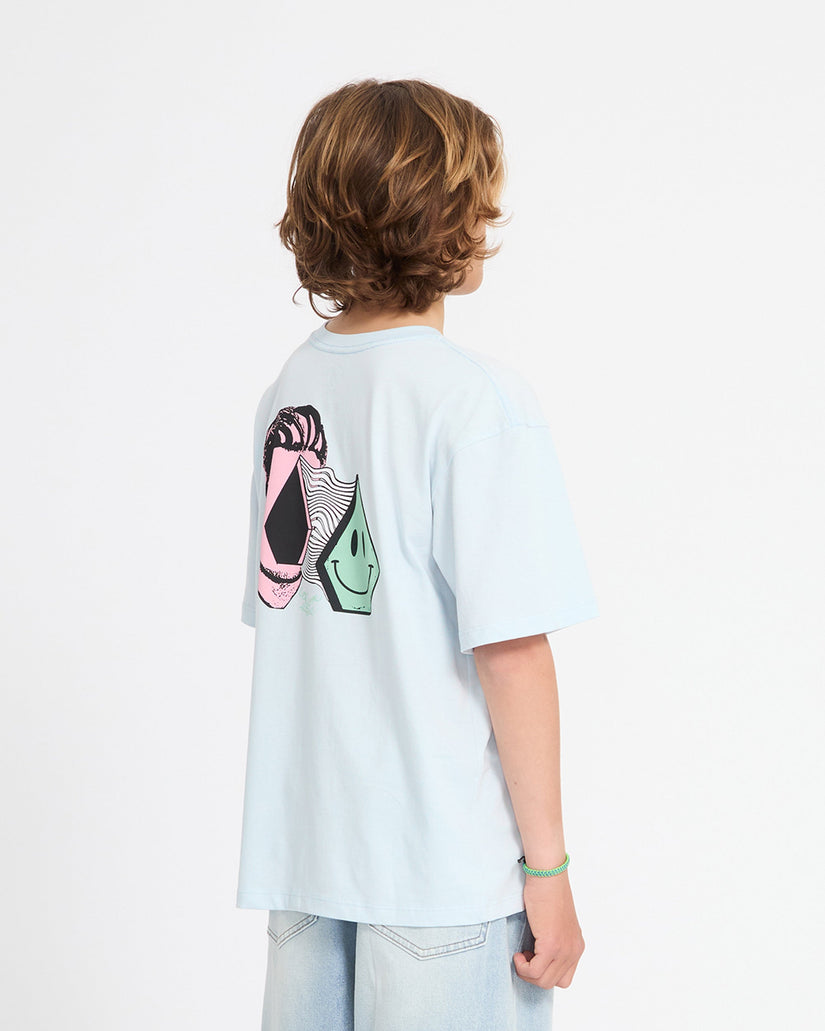 Aura T-Shirt - Light Blue Acid - (KINDER)