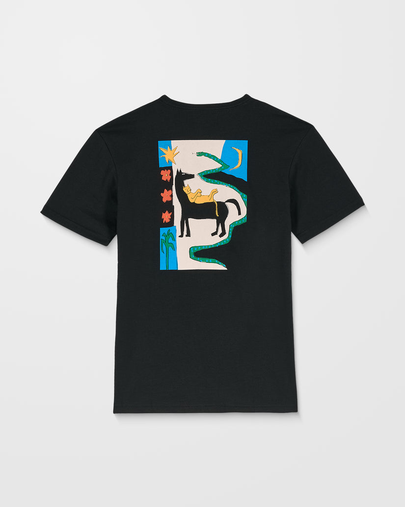 Longosnake T-Shirt - Black - (KINDER)