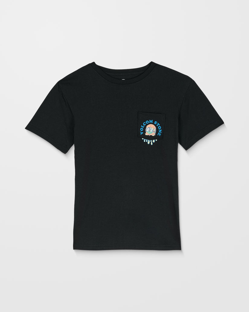 Burgstone Pocket T-Shirt - Black - (KINDER)