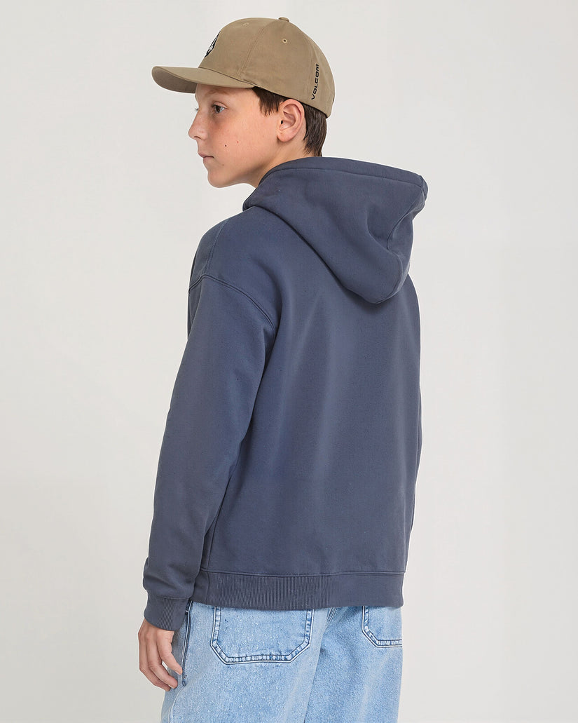 Single Stone Hoodie - Storm Blue - (KINDER)