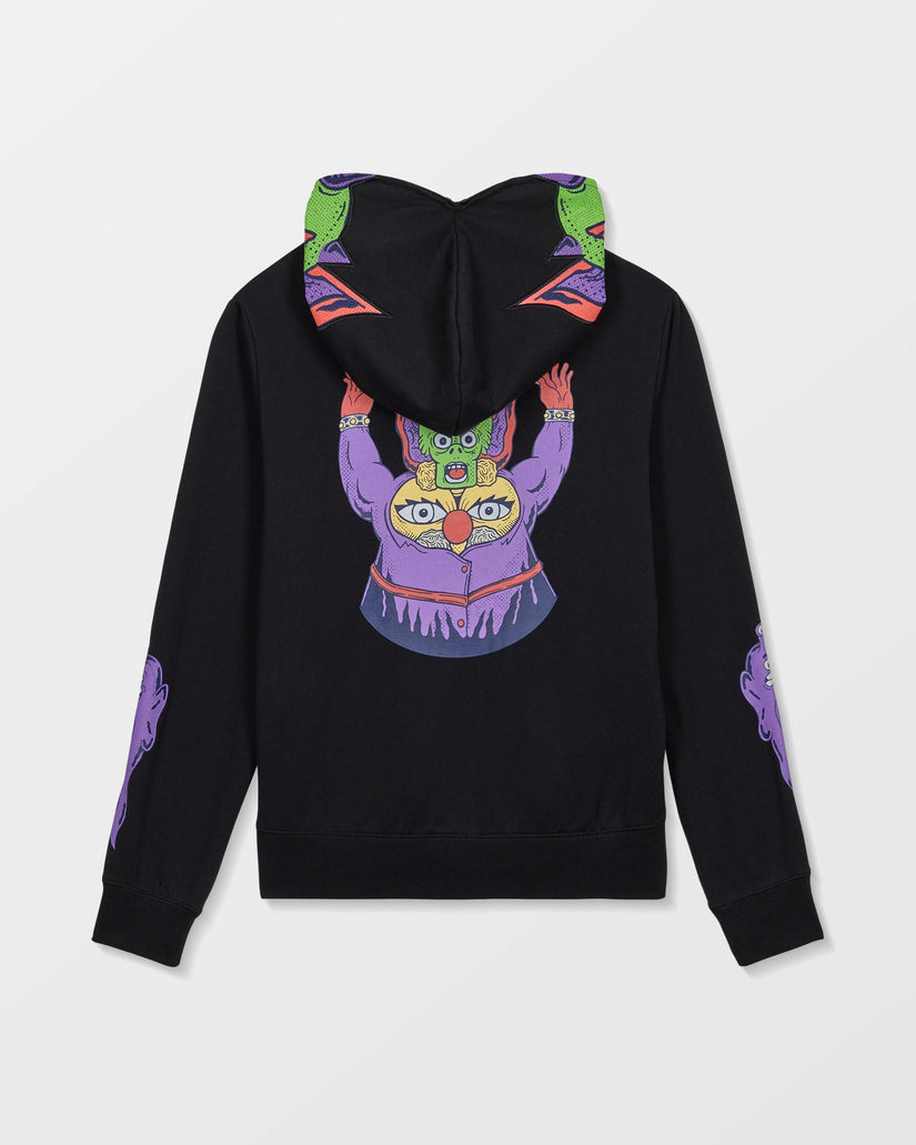 Ben Sanair Full Zip Hoodie - Black - (KINDER)
