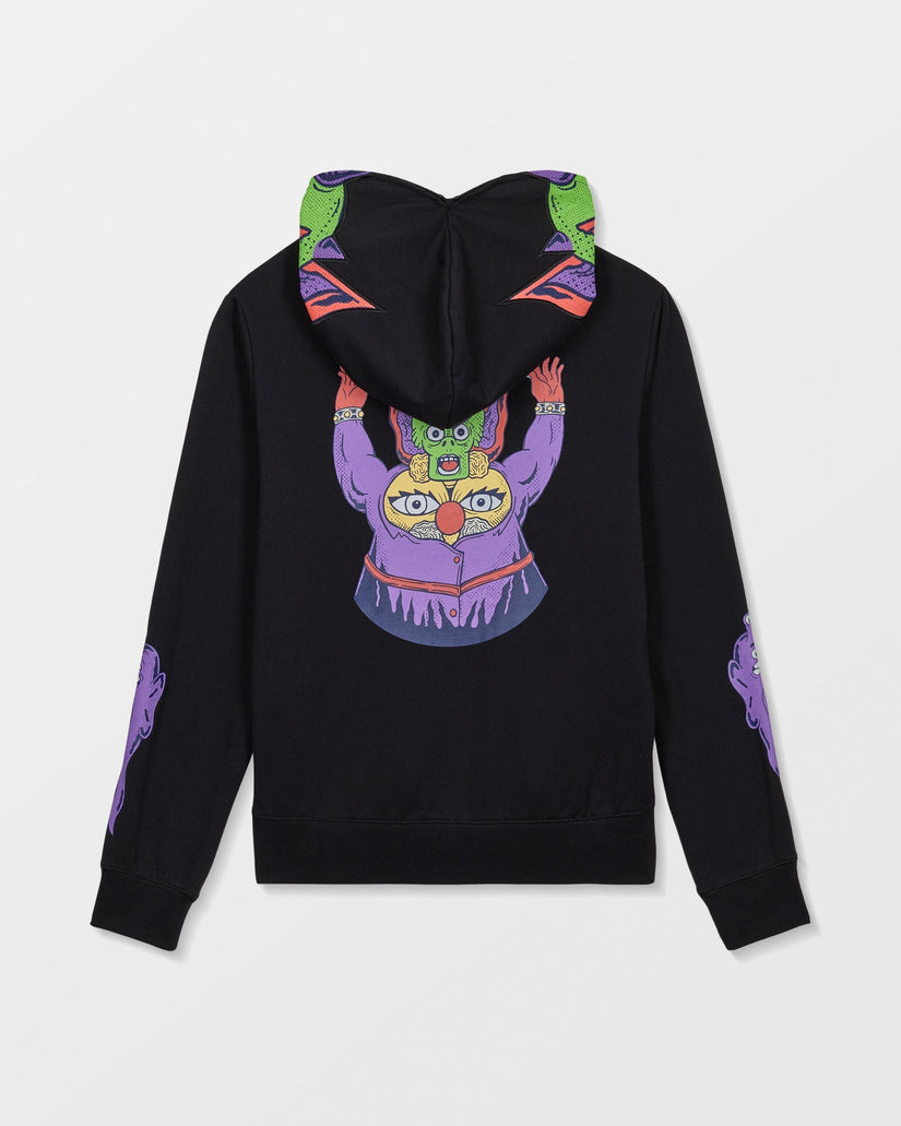 Ben Sanair Full Zip Hoodie - Black - (KINDER)