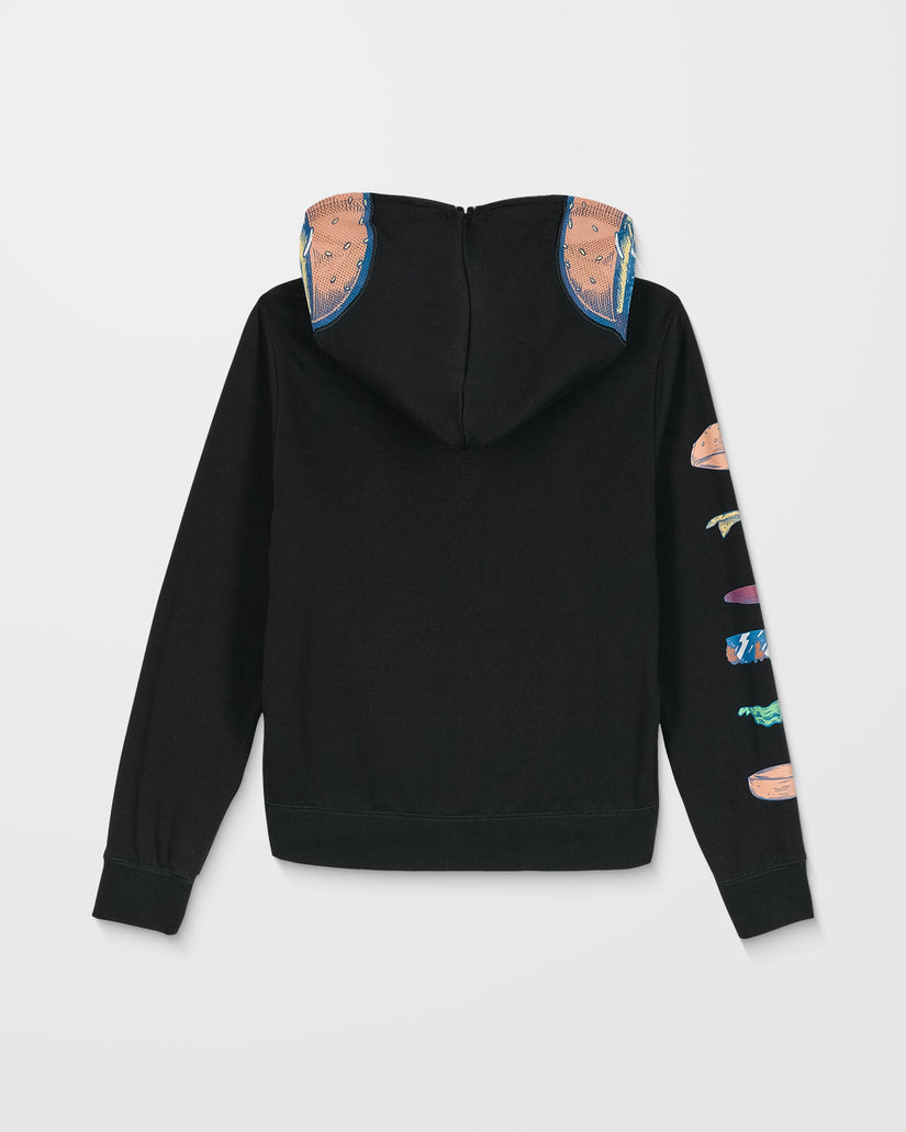 Burgstone Full Zip Up Hoodie - Black - (KINDER)