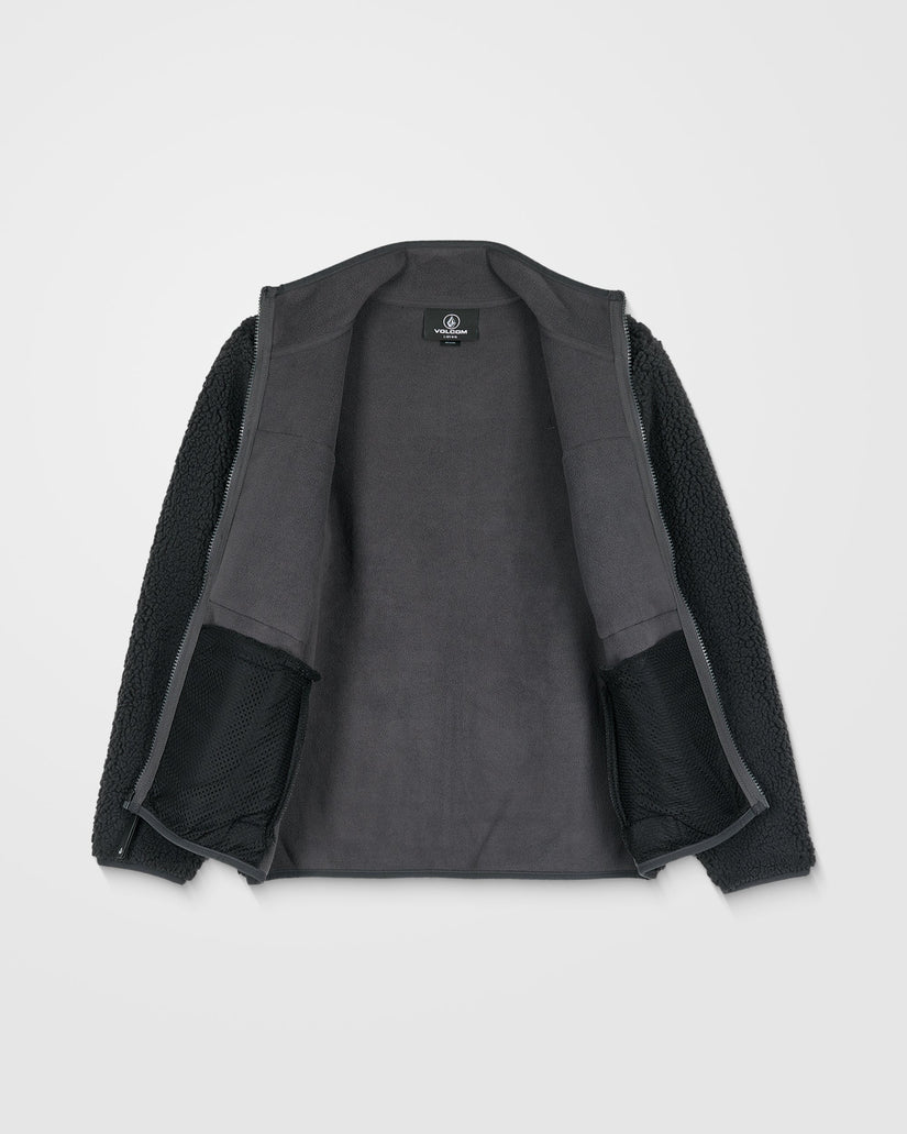 Storm Stone Zip Sherpa - Asphalt Black - (KINDER)
