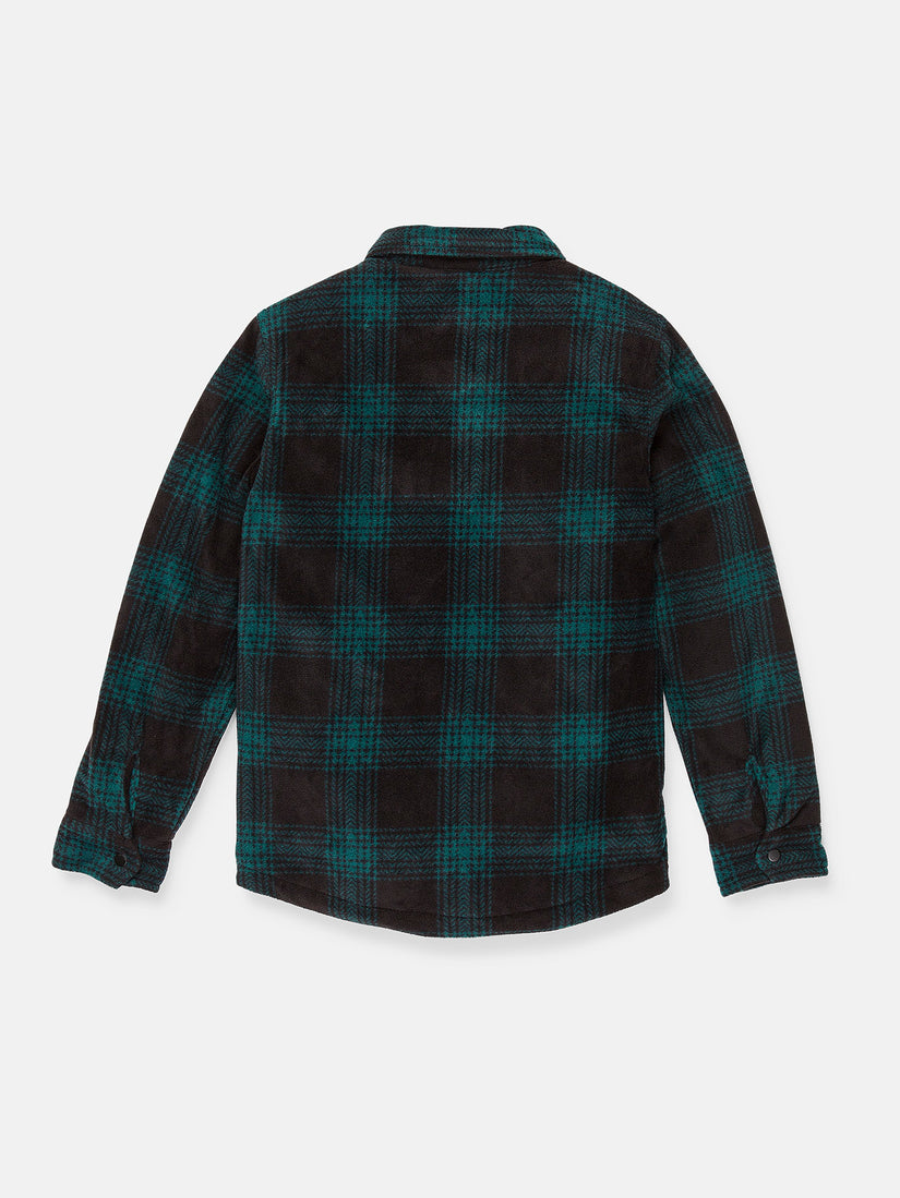 Bowered Fleece Überhemd - Evergreen  - (KINDER)