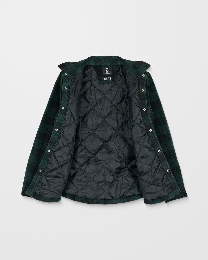 Bowered Fleece Hemdjacke - Scarab - (KINDER)