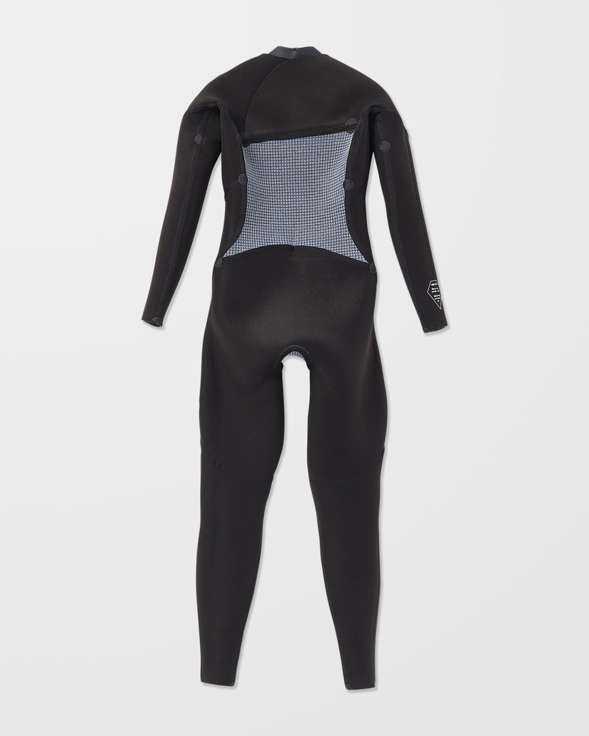 3/2Mm Chest Zip Neoprenanzug - Charcoal - (KINDER)
