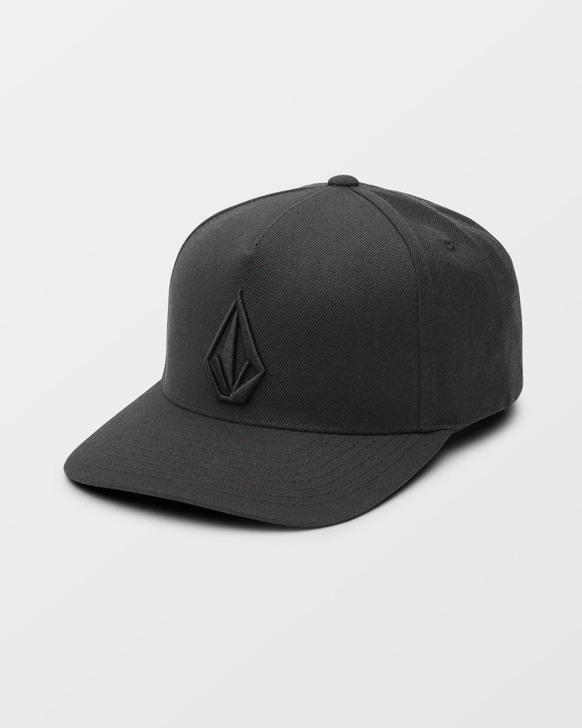 Embossed Stone Adj Cap - Black