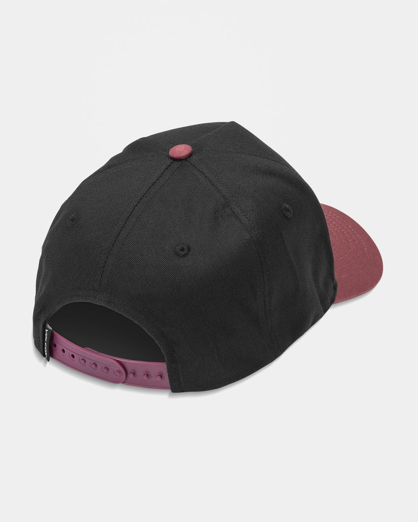 Embossed Stone Einstellbare Cap - Merlot