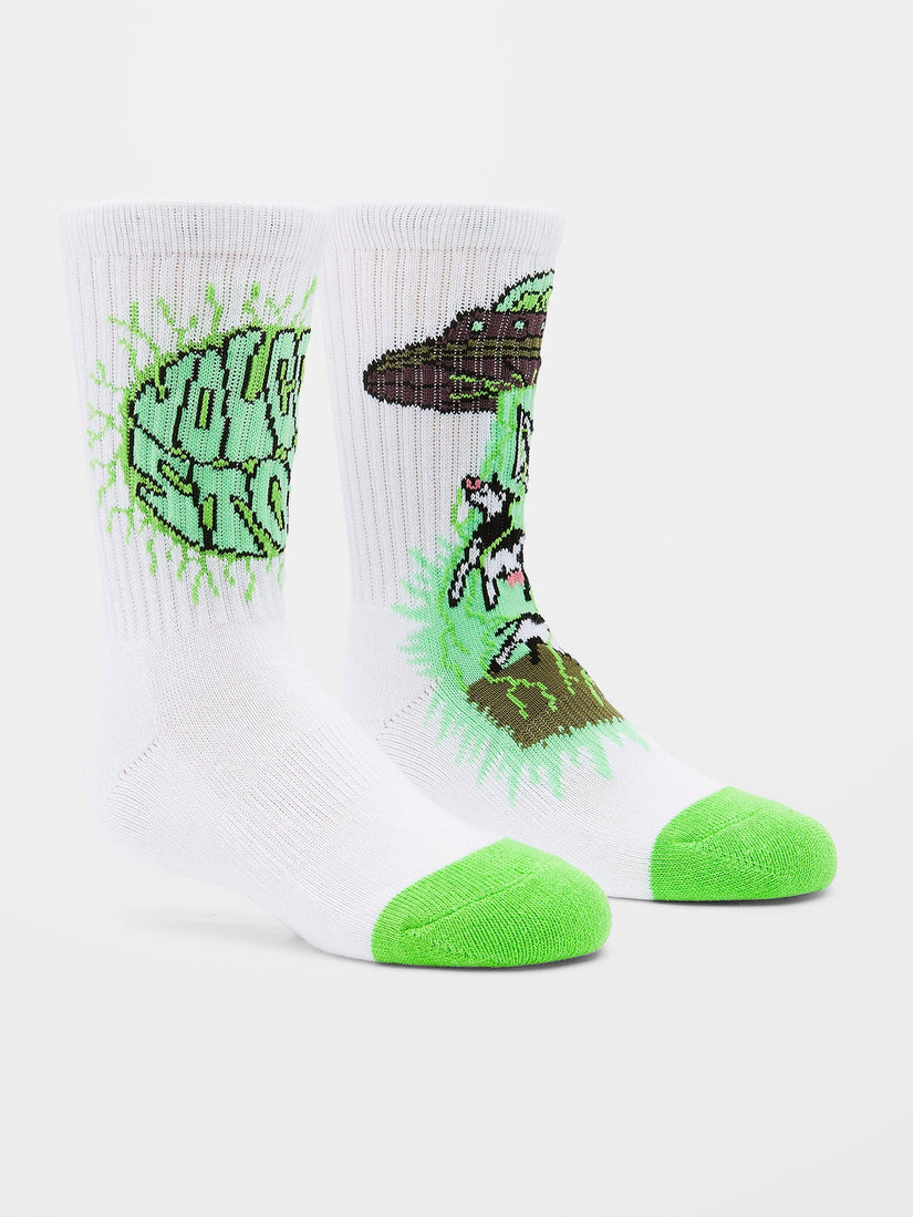 Udder Space Socken - White  - (KINDER)