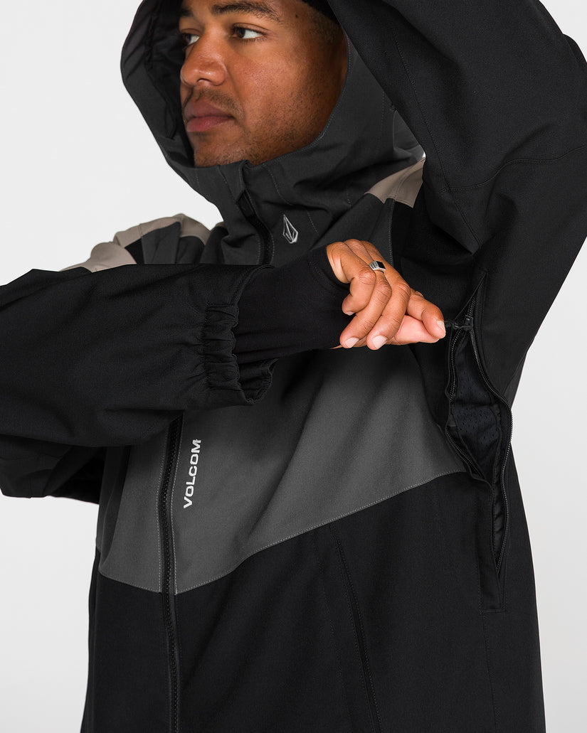 Brighton Full Zip 15K Jacke - Dark Grey