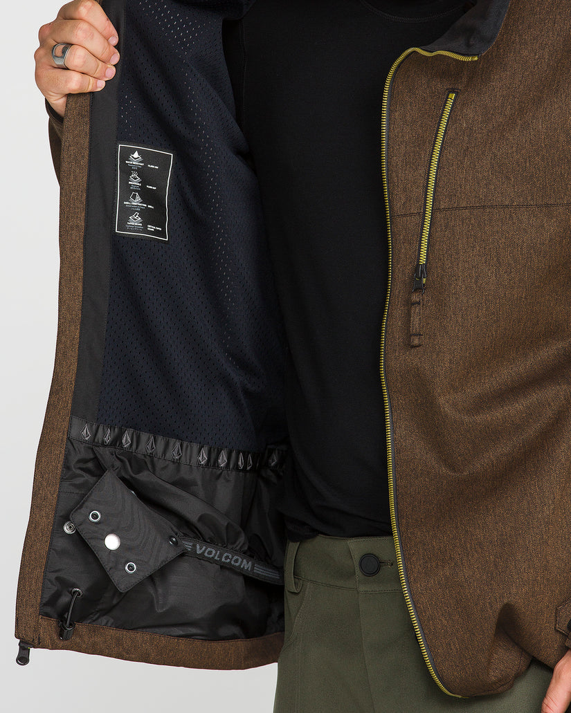 Top Stitch 10K Jacke - Brown Denim