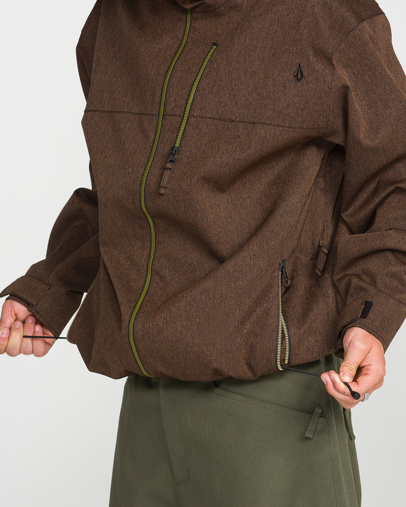 Top Stitch 10K Jacke - Brown Denim