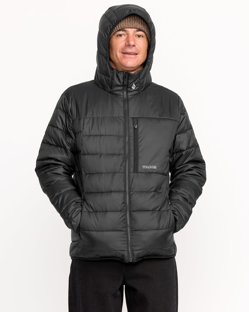 Puff Puff Hooded Jacke - Black
