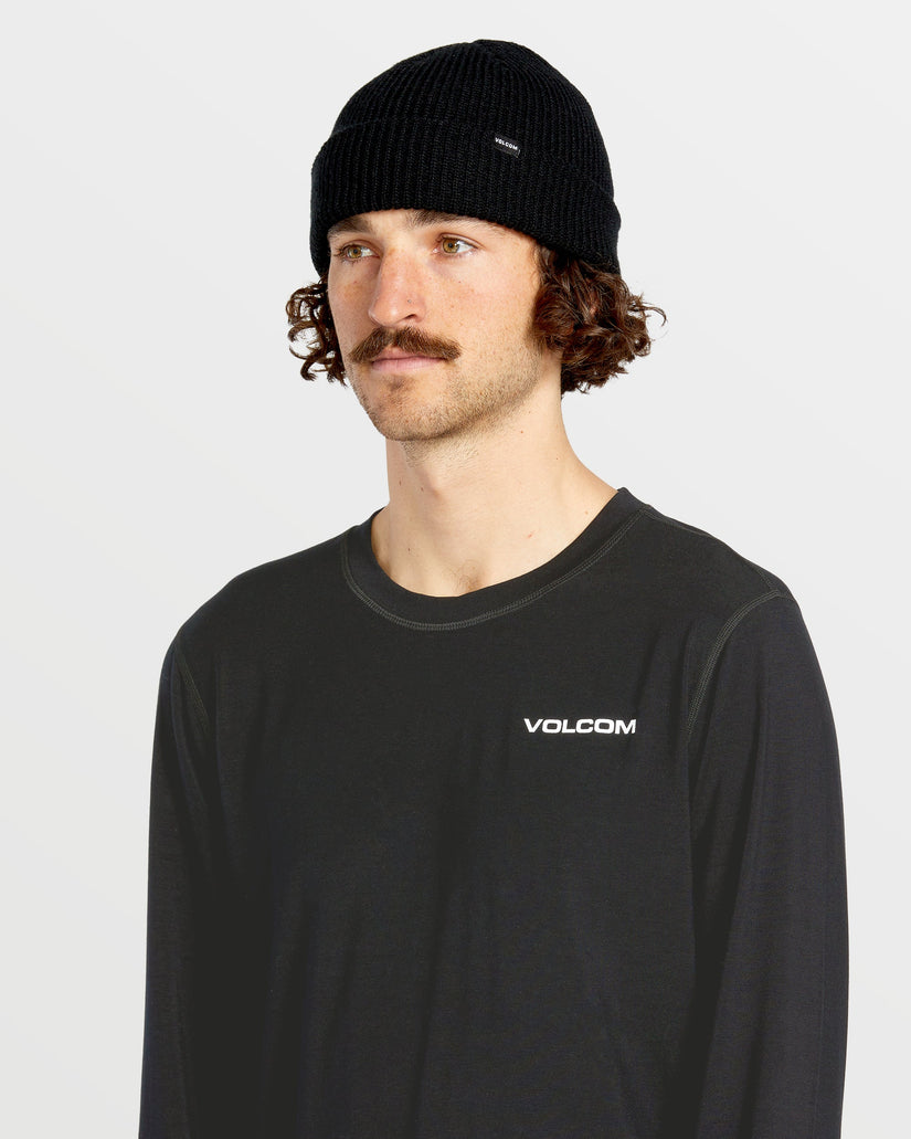 M Merino Blend Basisschicht-Shirt - Black