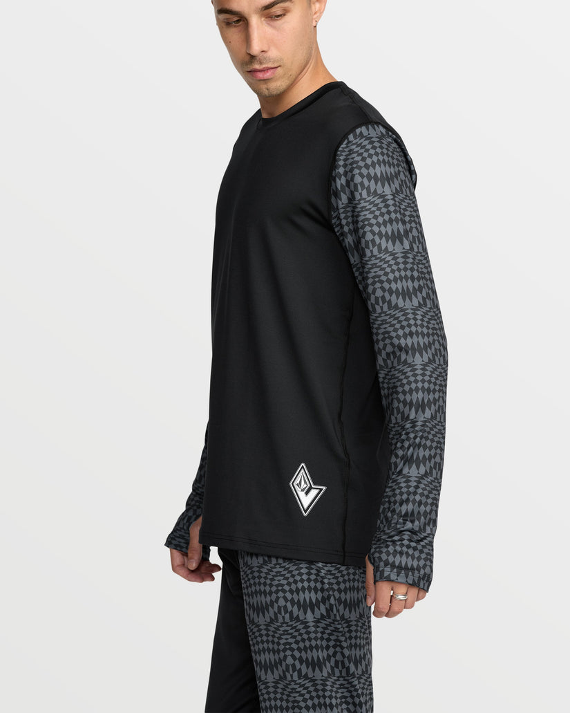M V-Science Basisschicht-Shirt - Black/Charcoal