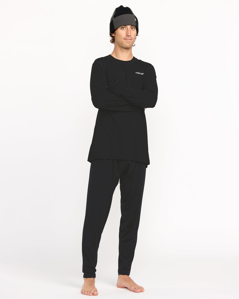 M Merino Blend Basisschicht-Hose - Black