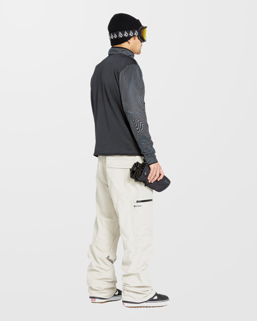 Gridlock Second Layer Fleece Pullover - Black Print