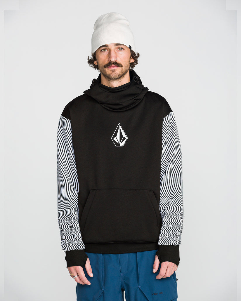 Hydro Riding Kapuzenpullover - Black/White