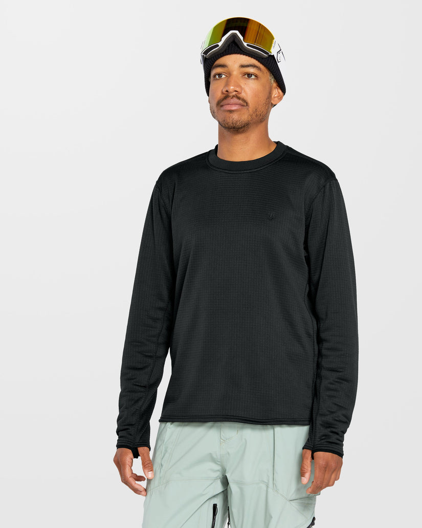 Gridlock Fleece Pullover - Black