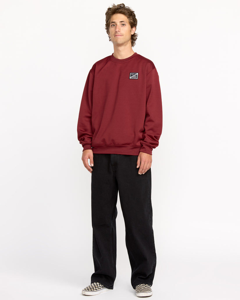Hydro Fleece Sweatshirt - Burnt Red
