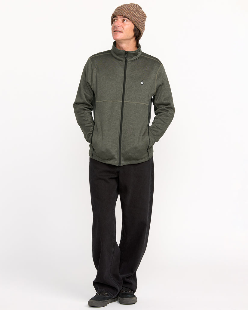 Snowbound Fleece Zip-Up Sweatshirt - Military