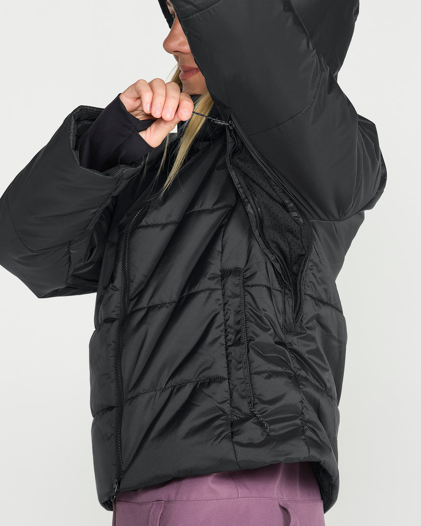 Avalon Puff Jacke - Black