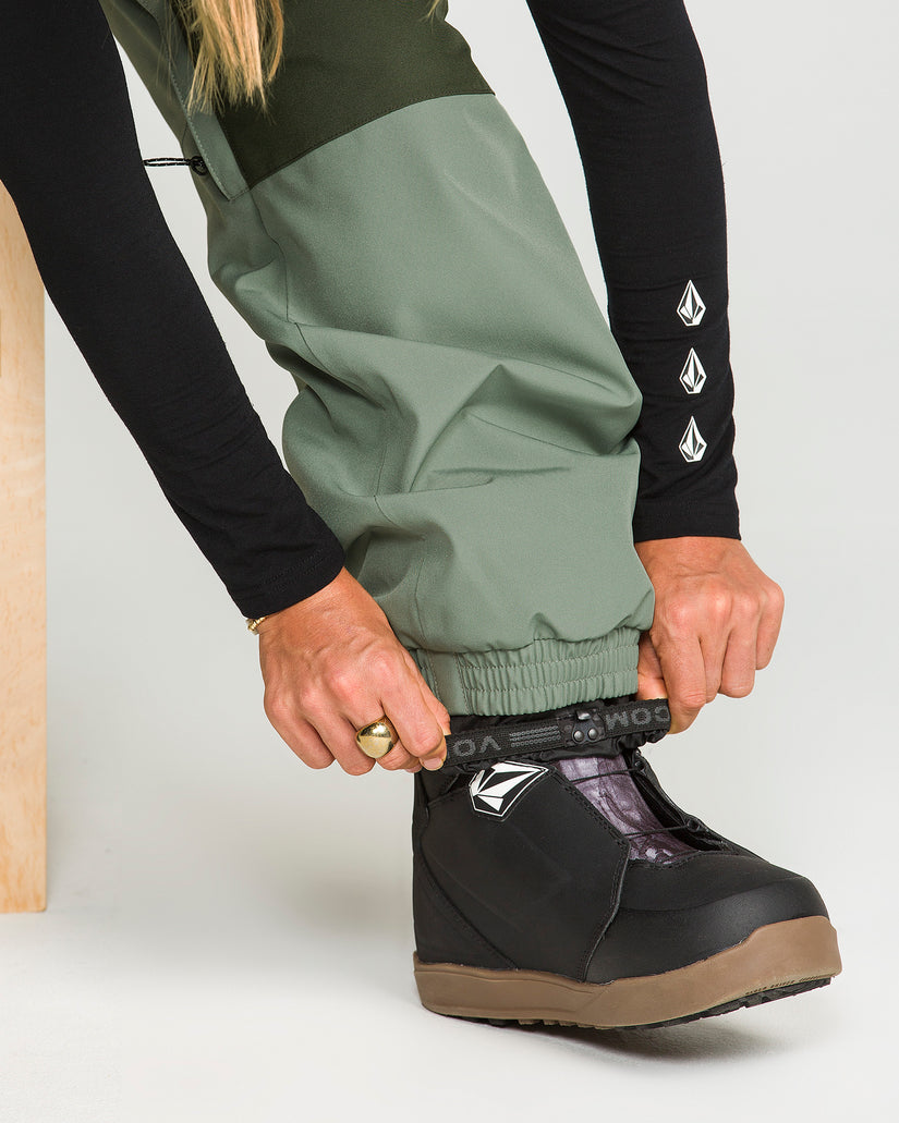 Creston 3D Stretch 15K Latzhose - Light Green