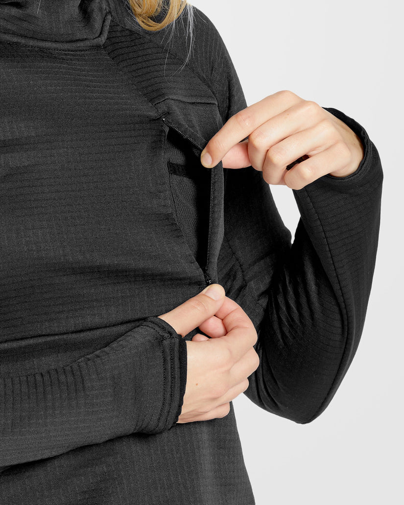 Gridlock Balaclava Kapuzenpullover - Black