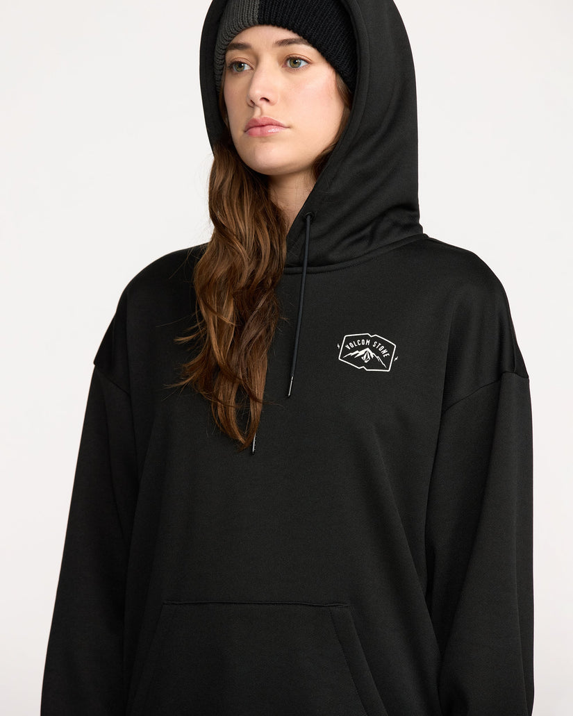 Essential Hydro Kapuzenpullover - Black