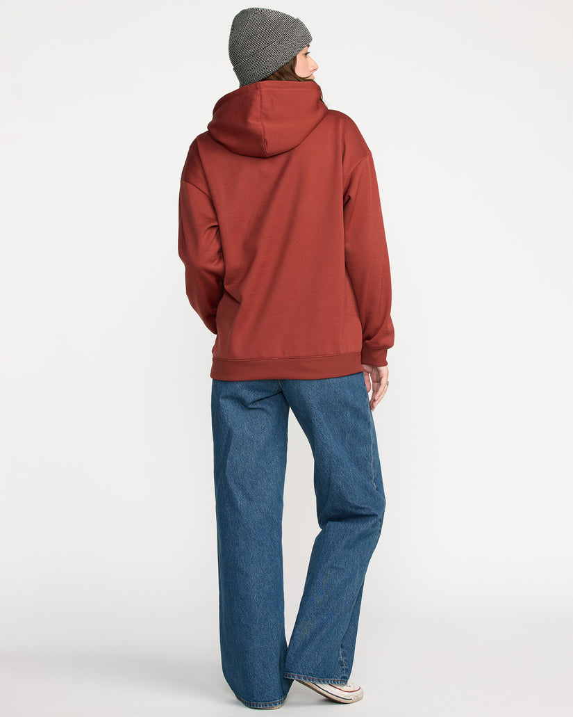 Essential Hydro Kapuzenpullover - Henna