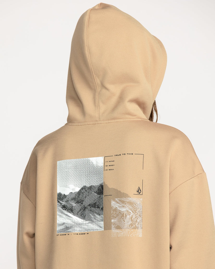 Essential Hydro Kapuzenpullover - Oatmeal