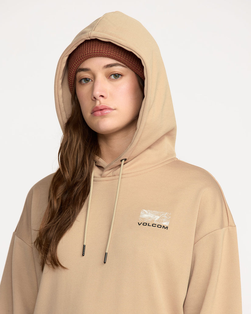 Essential Hydro Kapuzenpullover - Oatmeal