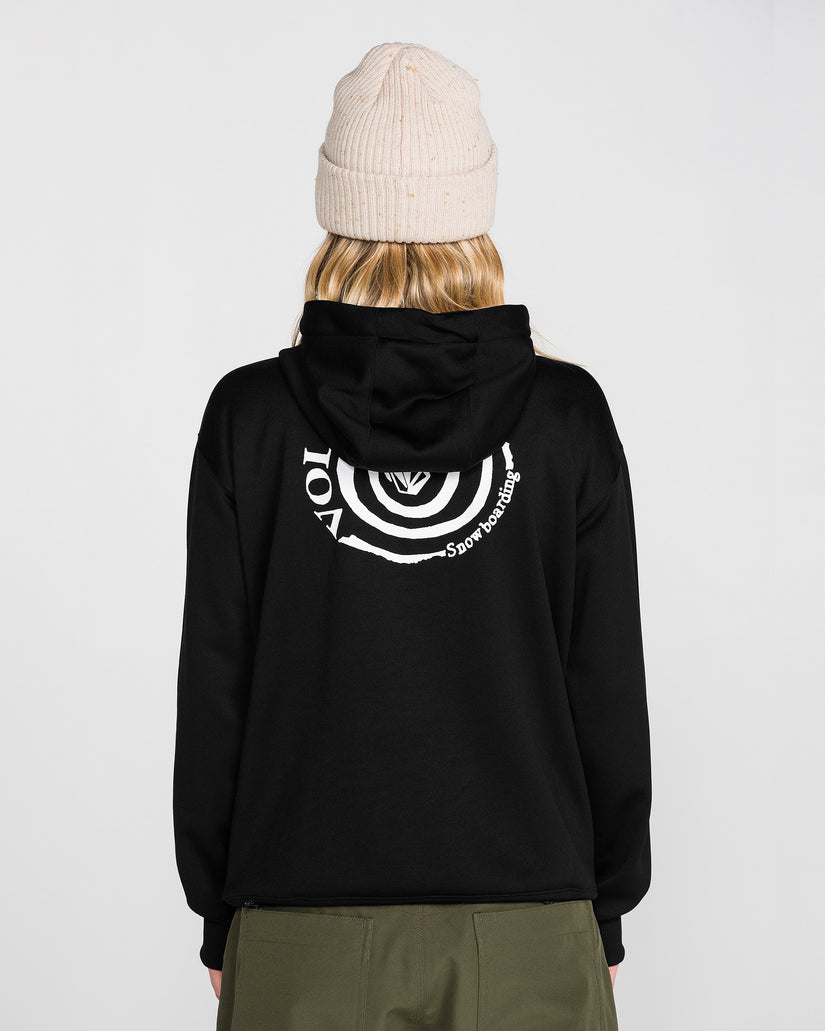 Riding Hydro Kapuzenpullover - Black