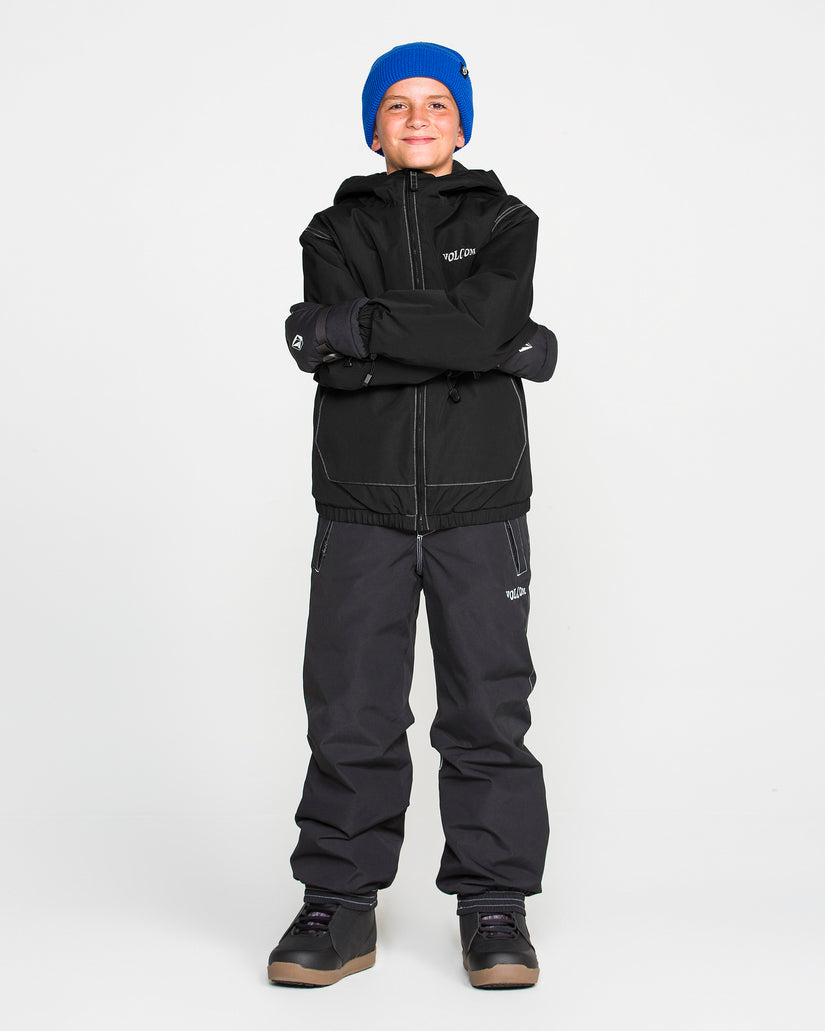 Chaos Insulated 10K Jacke - Black - (KINDER)