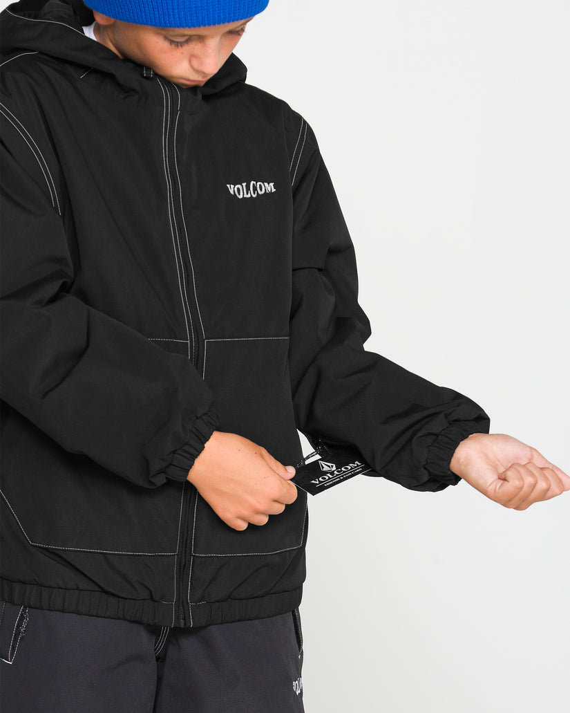Chaos Insulated 10K Jacke - Black - (KINDER)