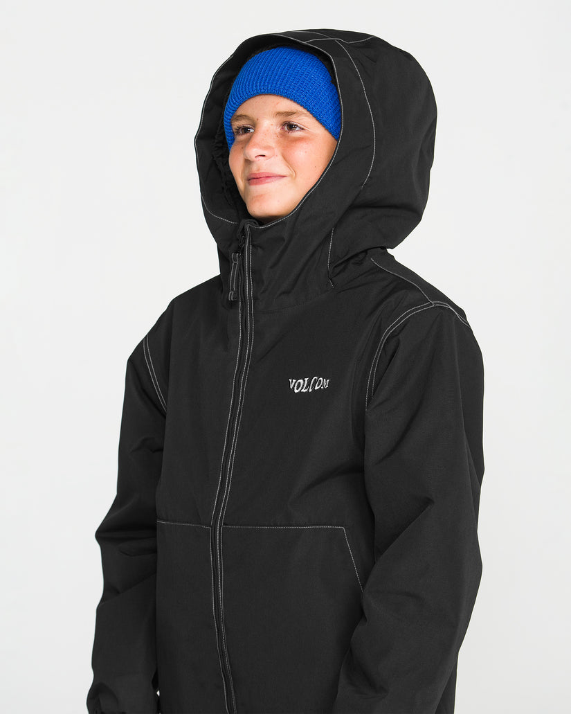 Chaos Insulated 10K Jacke - Black - (KINDER)