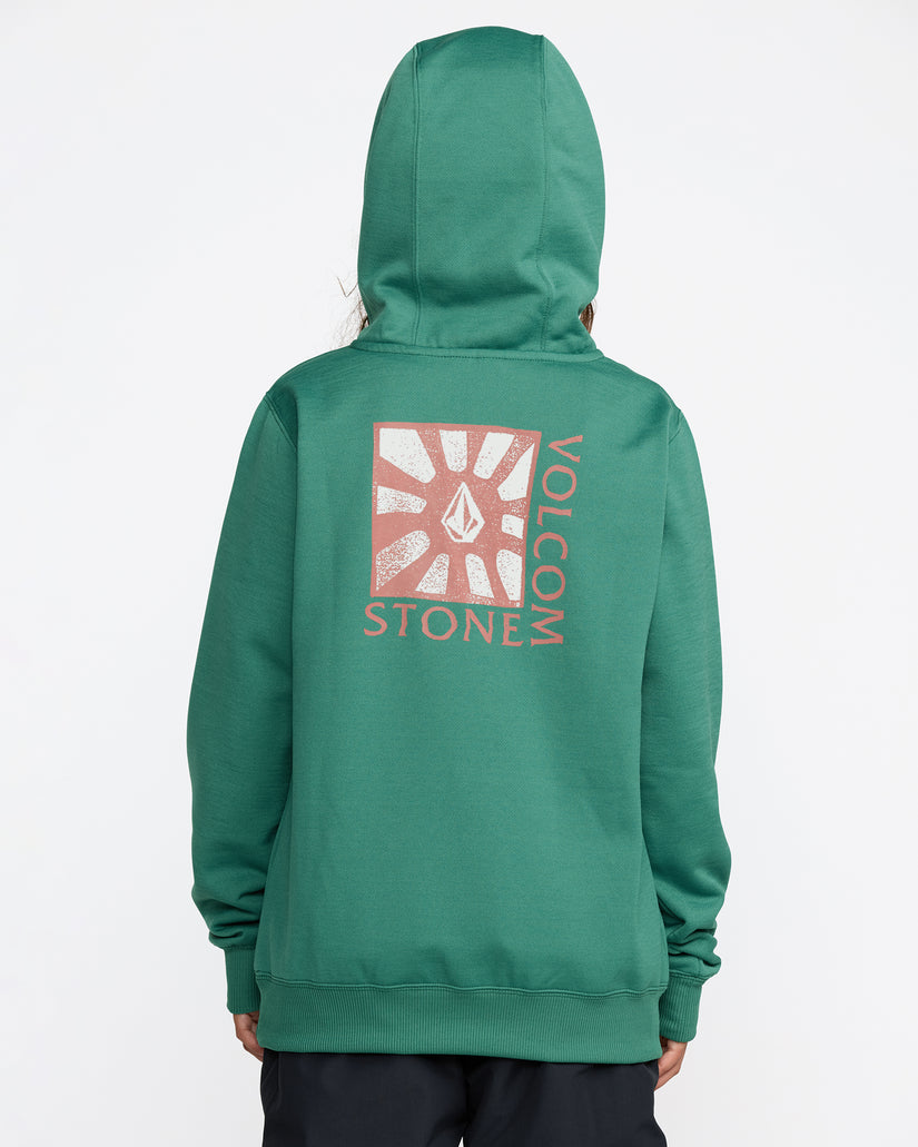 Hydro Fleece Kapuzenpullover - Spruce Green