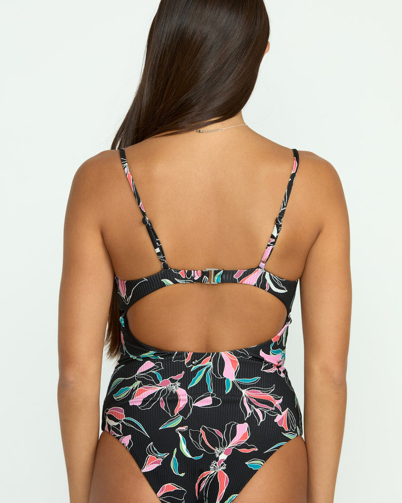 Dream In Bloom Twist Badeanzug - Multi