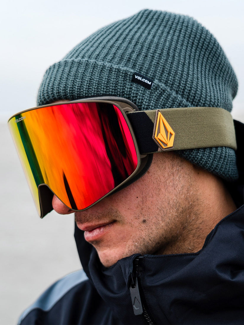 Odyssey Military/Gold Goggle (+ Bonus Lens - Yellow) - RED CHROME (VG0423510_RDCH) [101]