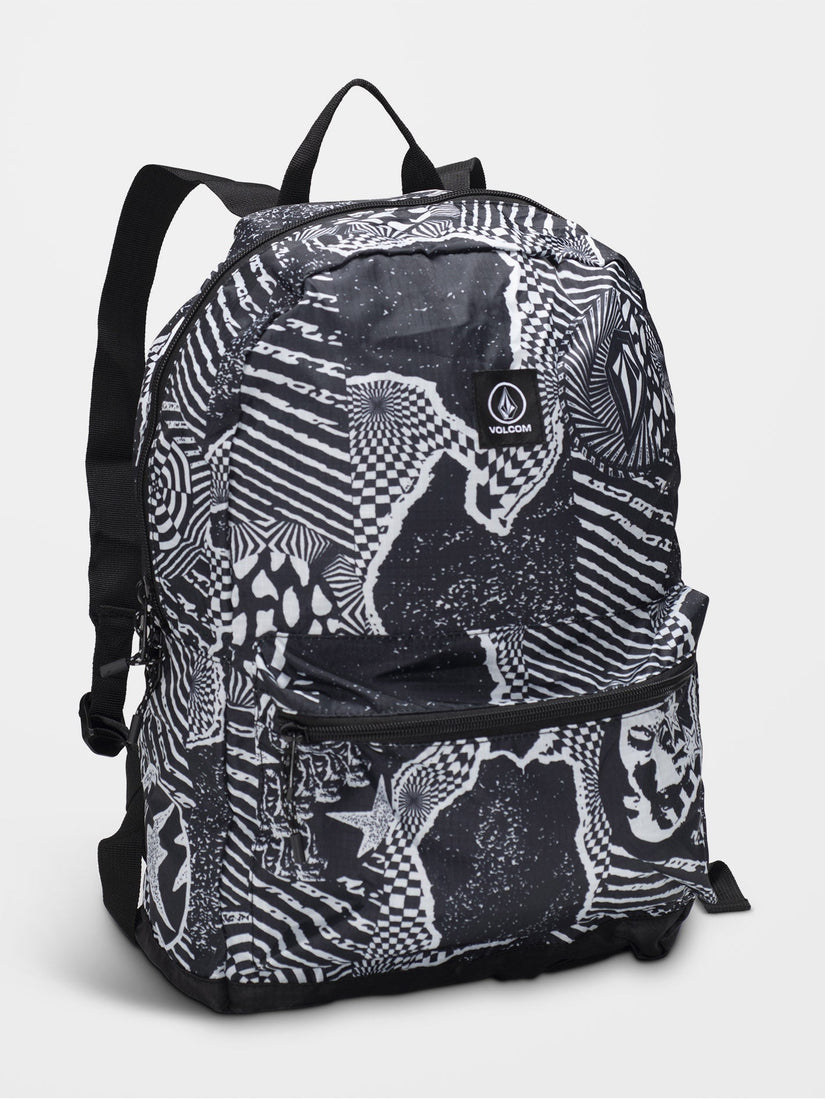 Bt Packable Rucksack - Black/White