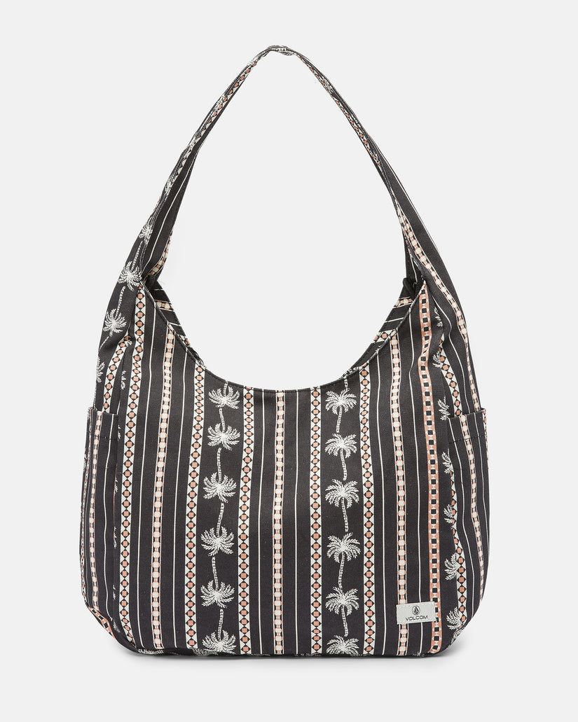 Schoolyard Canvas Hobo Tote-bag Tasche - BLACK COMBO