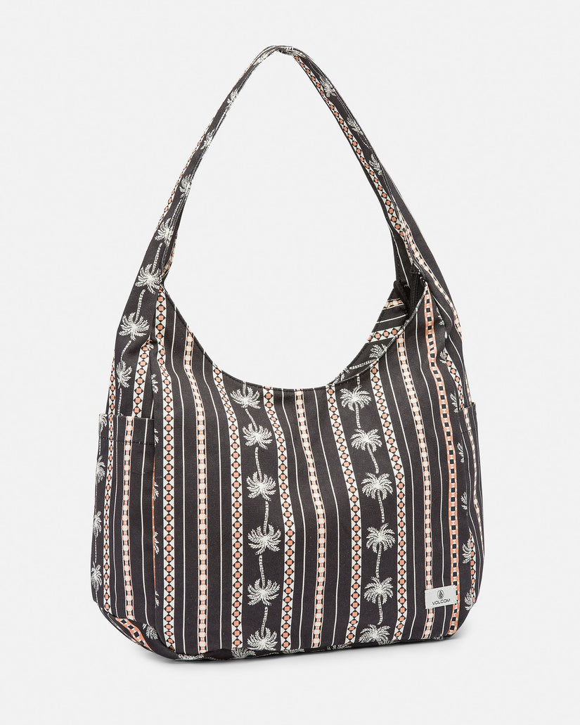 Schoolyard Canvas Hobo Tote-bag Tasche - BLACK COMBO