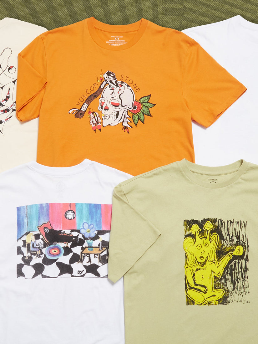 Lintell T-Shirt - SAFFRON