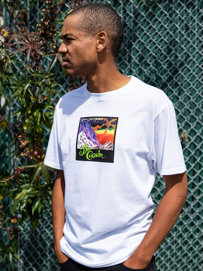 V Ent The Garden T-shirt - WHITE
