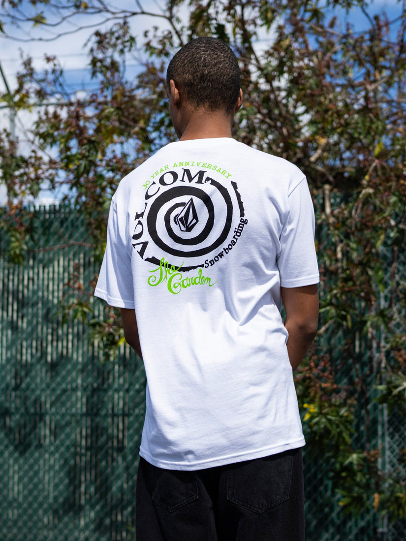 V Ent The Garden T-shirt - WHITE