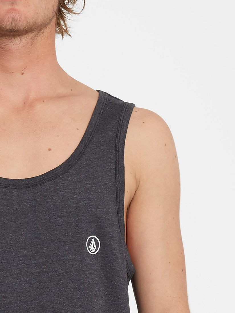 Circle Blanks Tank top - HEATHER BLACK (A4512054_HBK) [1]