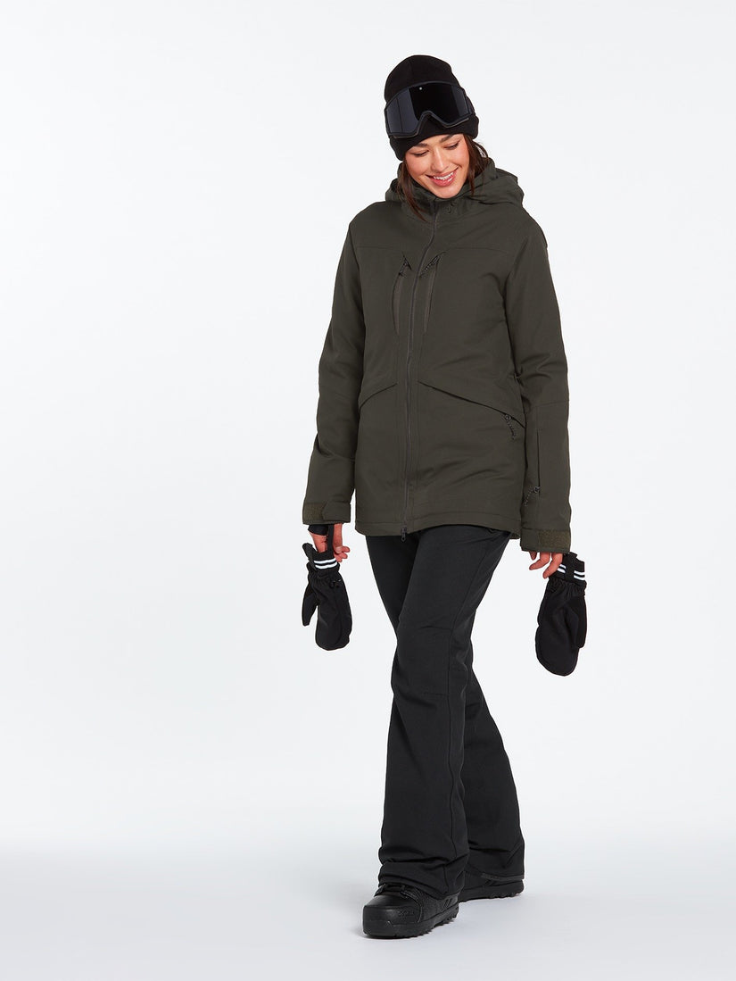 Shelter 3D Stretch Jacket - BLACK GREEN (H0452210_BGR) [100]